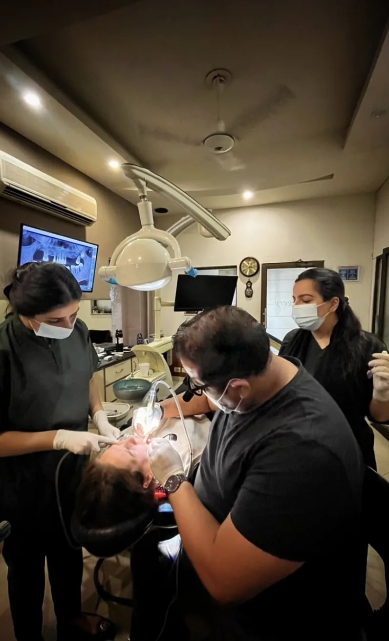 Dr. Omar at work — Gulberg